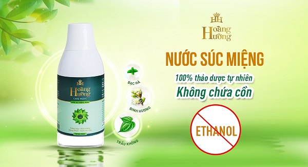 Nước súc miệng thảo dược Hoàng Hường Care Medic - Tinh hoa Y học Cổ truyền Việt Nam