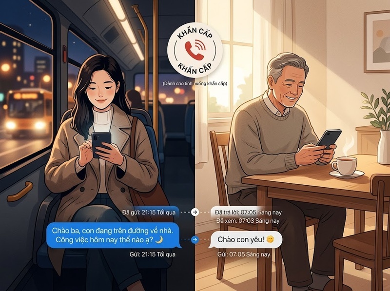 Áp lực phản hồi tin nhắn gia đình nên được giảm bằng những nguyên tắc nào?