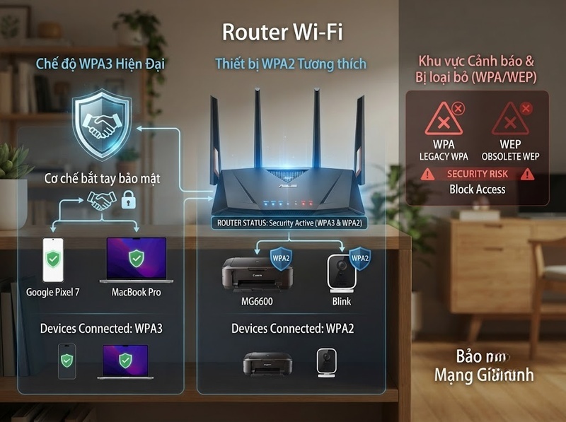 Bảo mật Wi-Fi gia đình cần thiết lập mật khẩu, cấu hình và cập nhật thế nào?