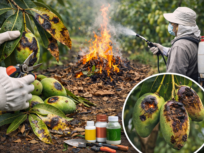 Bệnh thán thư là gì? Cách phòng trừ bệnh thán thư hại xoài