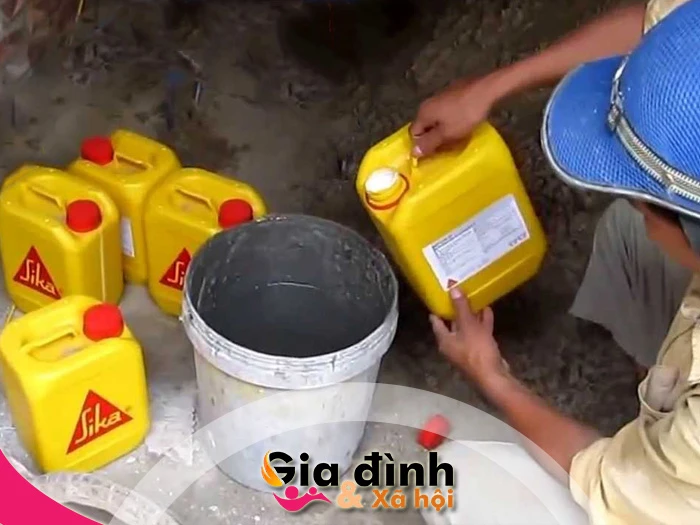Cách pha Sika chống thấm với xi măng để đạt hiệu quả cao