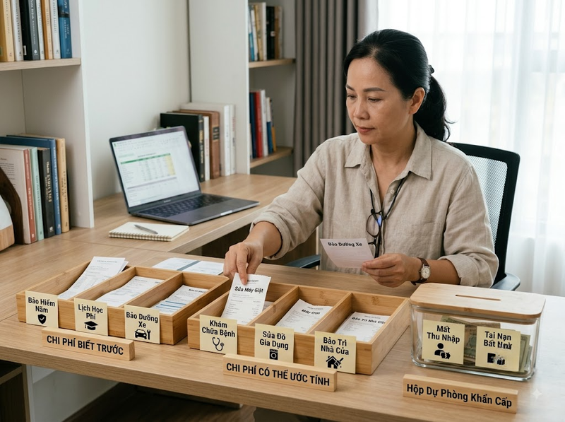 Chi phí không thường xuyên gia đình nên đưa vào ngân sách thế nào?