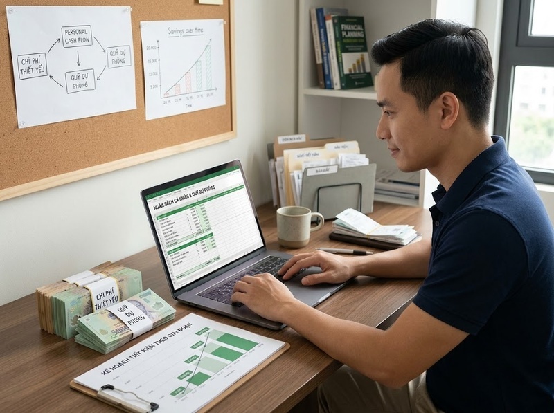 Chuẩn bị khi thu nhập không ổn định cần ưu tiên dự phòng và ngân sách nào?