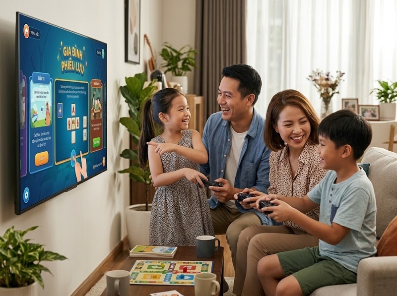 Công nghệ thay đổi giải trí gia đình từ hoạt động chung đến trải nghiệm cá nhân ra sao?
