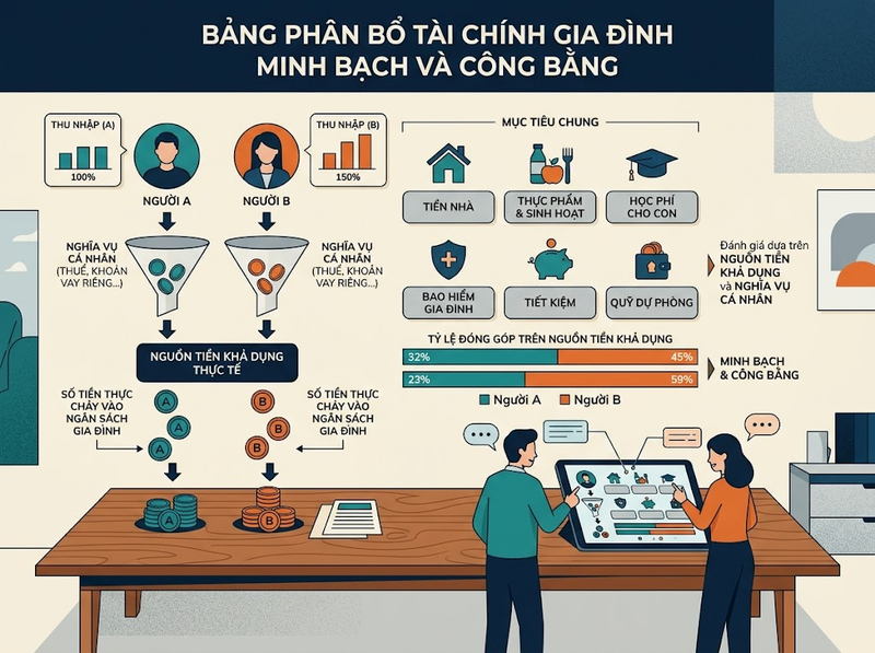 Đánh giá đóng góp tài chính gia đình ngoài thu nhập cần tính những gì?