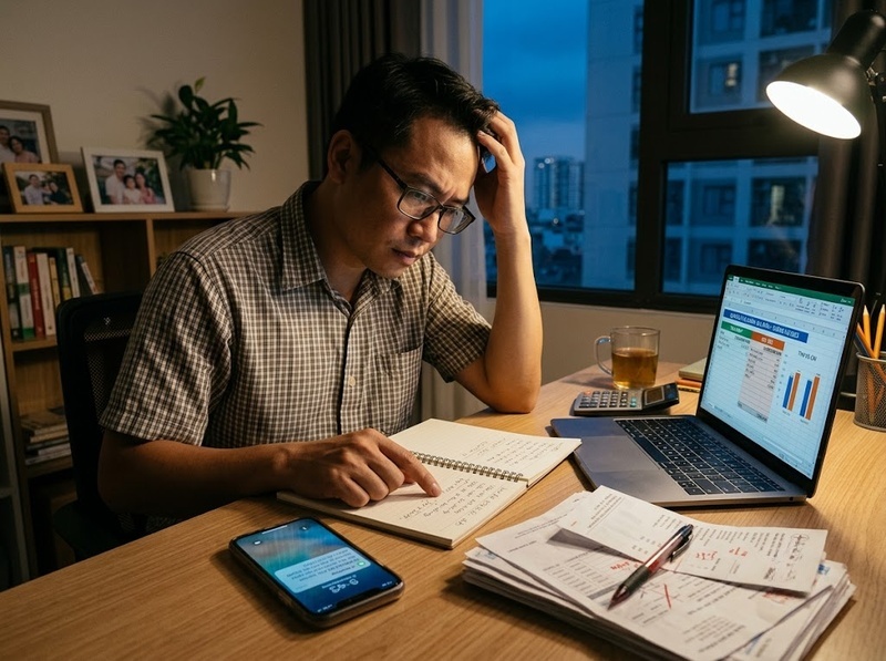 Dấu hiệu áp lực tài chính gia đình nào cho thấy cần điều chỉnh sớm?