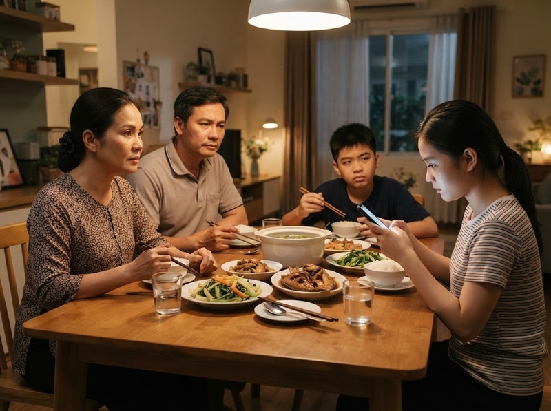Dấu hiệu công nghệ ảnh hưởng gia đình nào cho thấy quan hệ đang suy giảm?