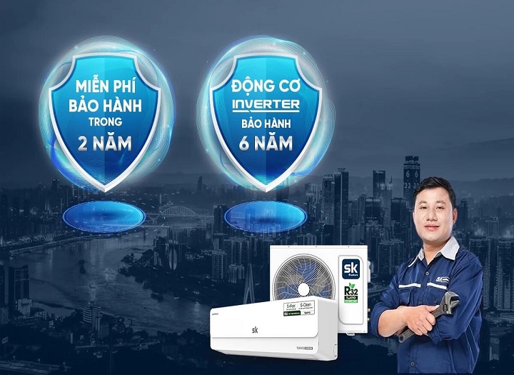 Điều hoà Sumikura bảo hành bao lâu và điều kiện áp dụng