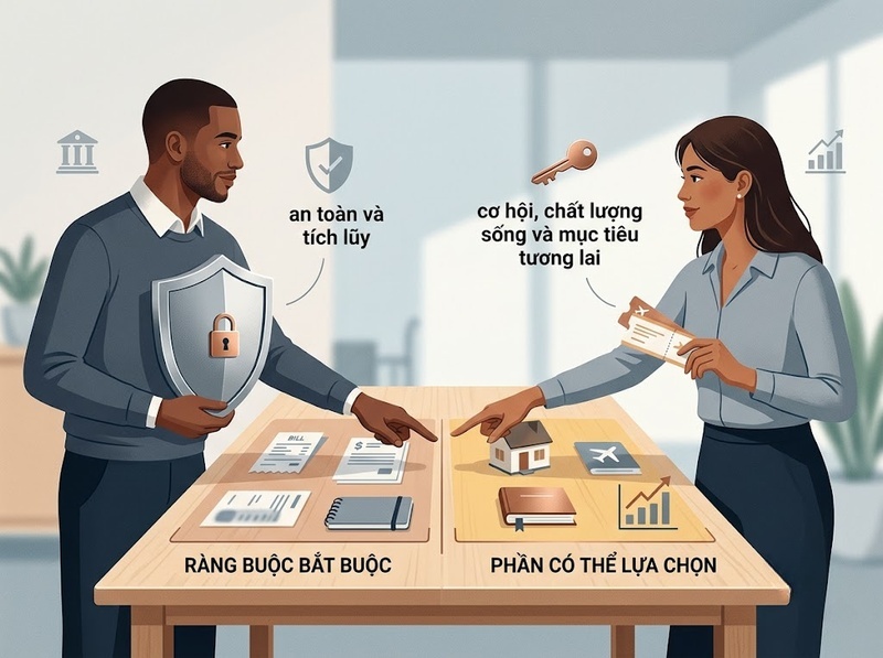 Khác biệt ưu tiên tài chính vợ chồng: cách tìm phương án chung phù hợp