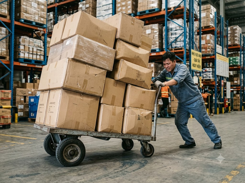 Những lỗi thường gặp khi sử dụng xe đẩy là gì?