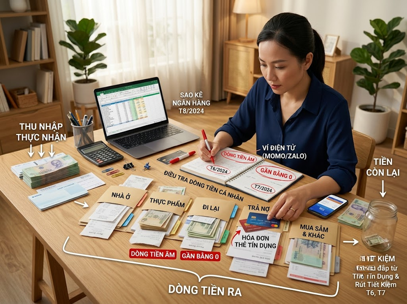 Mất cân đối tài chính gia đình: cách phát hiện khoản chi gây áp lực