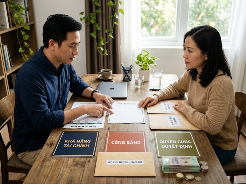 Mâu thuẫn hỗ trợ tài chính người thân nên giải quyết theo nguyên tắc nào?
