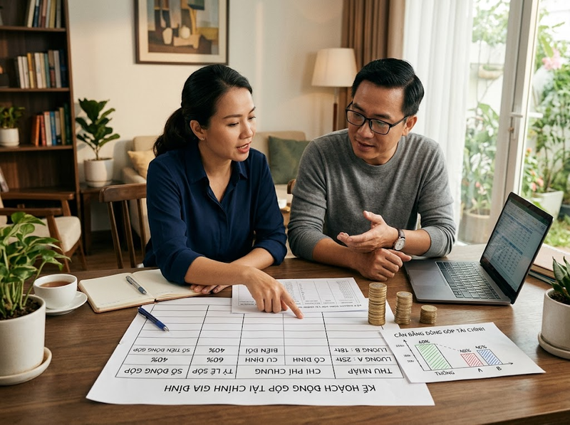 Mức đóng góp cố định trong gia đình: ưu điểm, hạn chế và điều kiện áp dụng