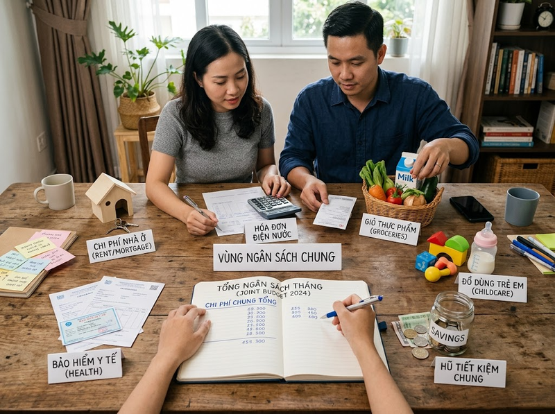 Mức đóng góp tài chính gia đình nên xác định dựa trên yếu tố nào?