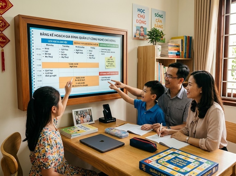 Mục tiêu sử dụng công nghệ gia đình nên cụ thể và khả thi thế nào?