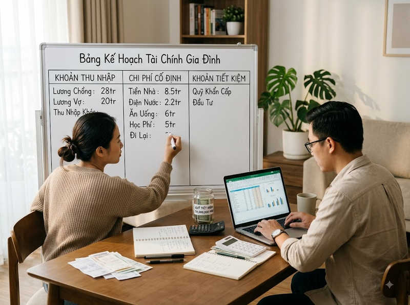 Mục tiêu tài chính gia đình nên được xác định và thống nhất thế nào?