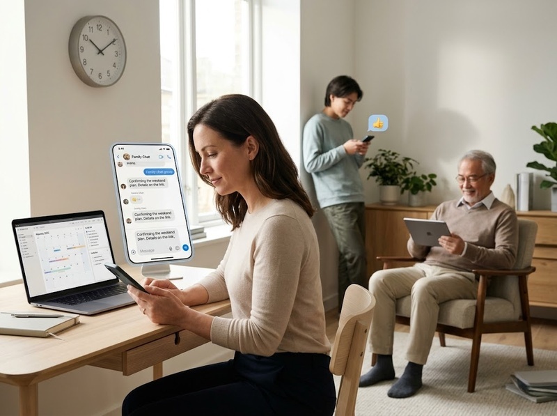 Nguyên tắc nhóm chat gia đình giúp giảm làm phiền và căng thẳng thế nào?