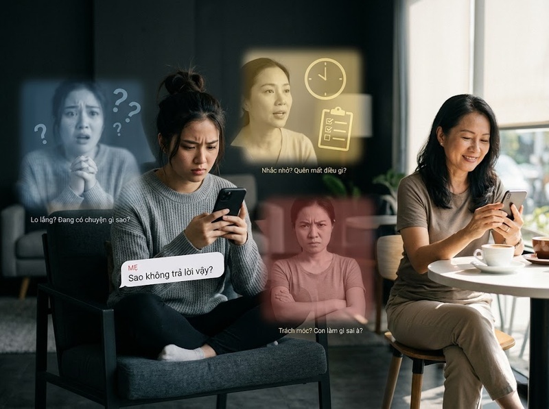 Nhắn tin trong gia đình thế nào để rõ ý, đúng lúc và ít hiểu lầm?