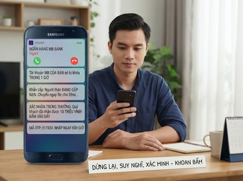 Phòng tránh lừa đảo trực tuyến gia đình bằng những thói quen và kiểm tra nào?
