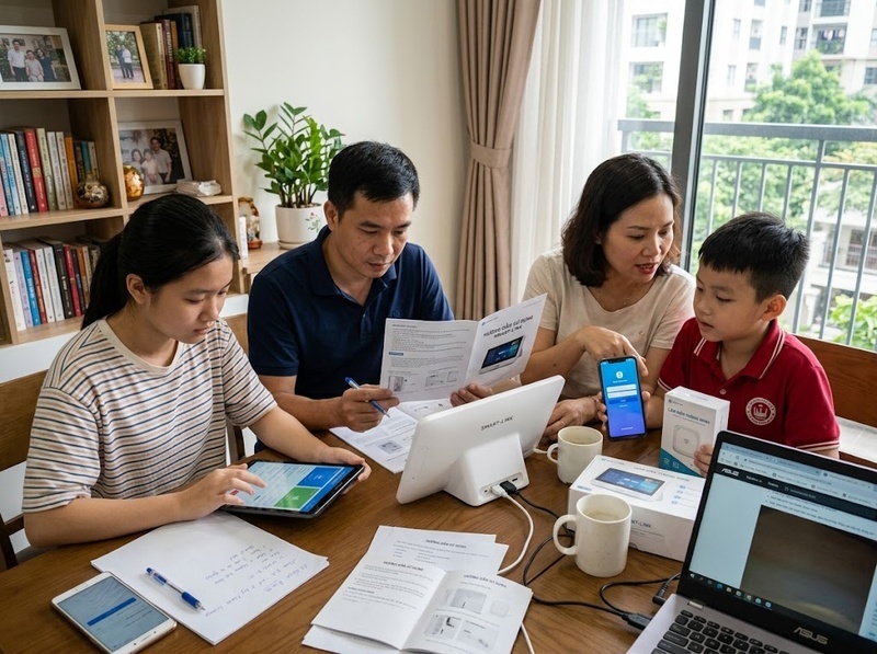 Quản lý thiết bị mới trong gia đình cần đánh giá nhu cầu và quy tắc nào?