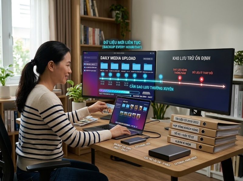 Tần suất sao lưu dữ liệu nên xác định theo mức độ thay đổi và quan trọng thế nào?