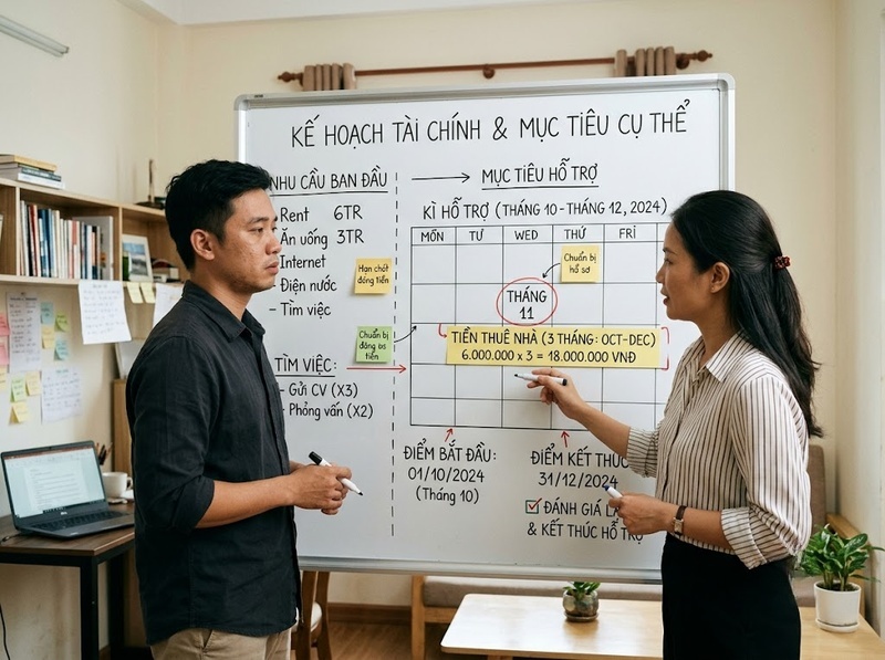 Thỏa thuận hỗ trợ tài chính người thân thế nào để tránh áp lực gia đình?