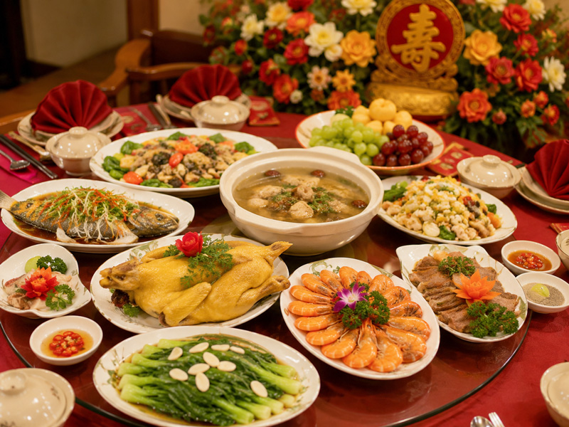 Cách chọn thực đơn tiệc mừng thọ phù hợp