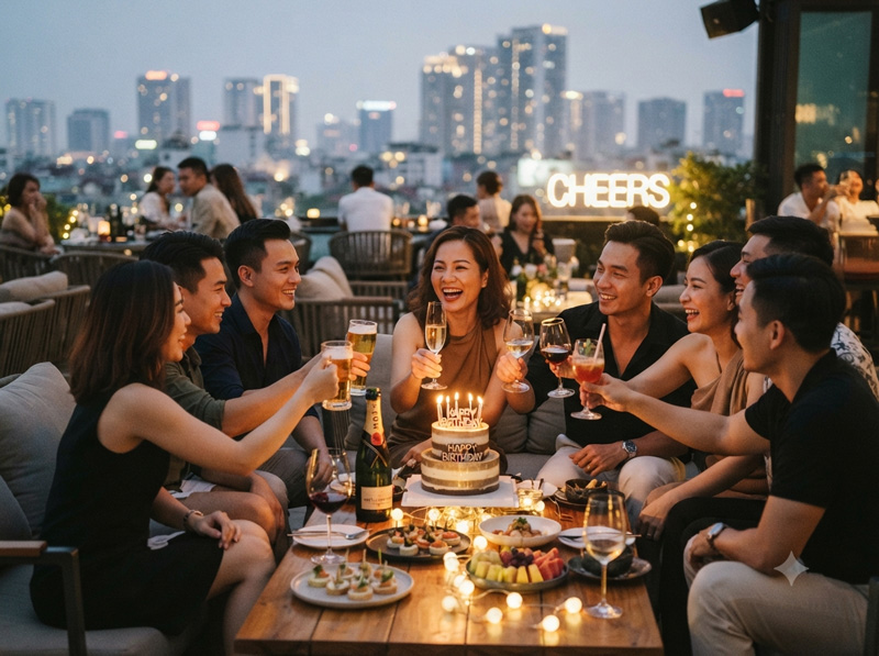 Gợi ý các hình thức tổ chức tiệc sinh nhật người lớn