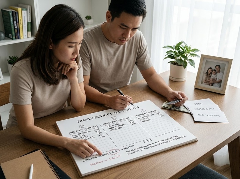 Trách nhiệm tài chính khi có con thay đổi ở những khoản nào?