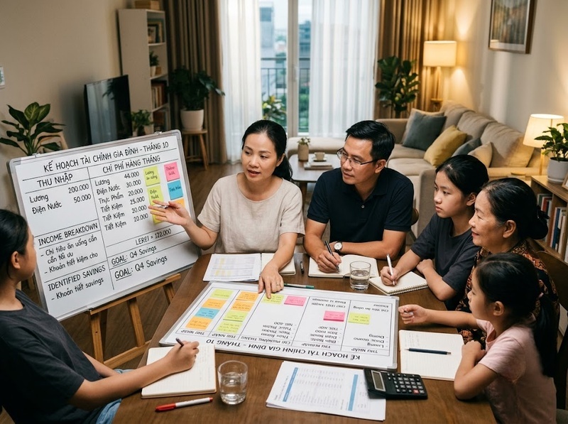 Tránh đổ lỗi khi khó khăn tài chính bằng cách trao đổi và phân chia trách nhiệm