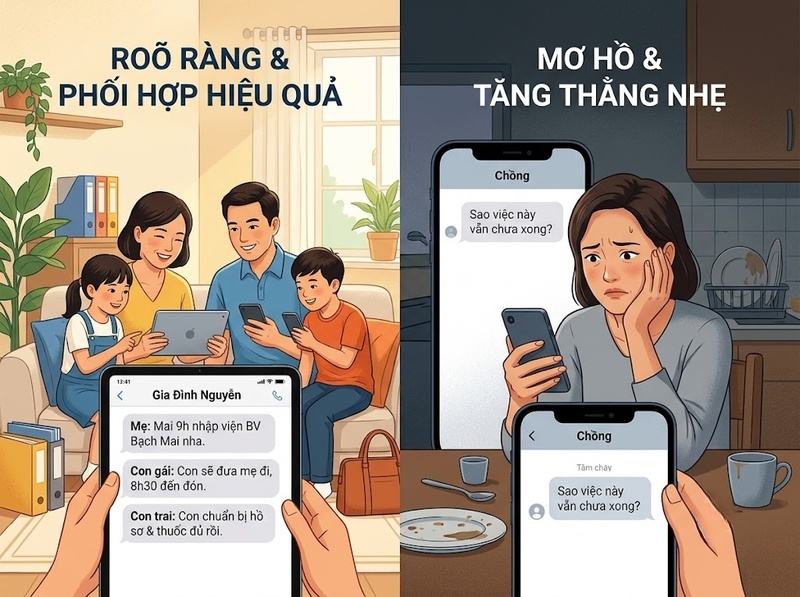 Trao đổi việc quan trọng qua nhóm chat khi nào phù hợp và khi nào không?