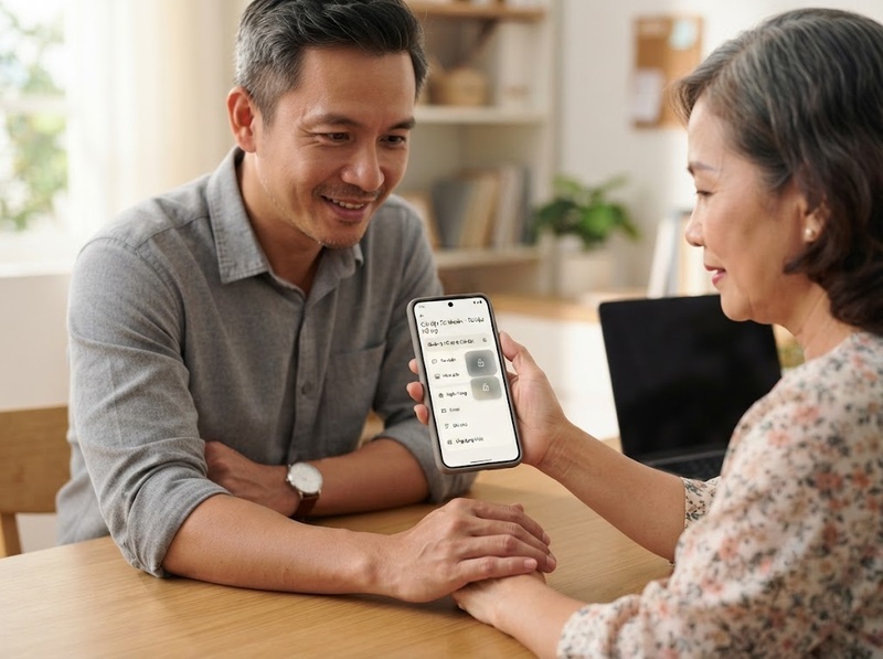 Truy cập thiết bị người thân nên dựa trên sự đồng ý và tình huống nào?