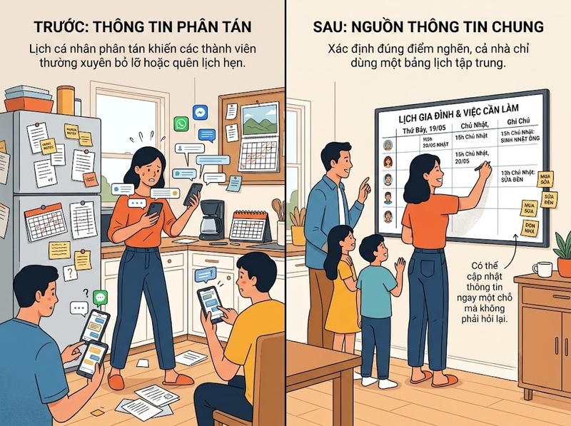Ứng dụng công nghệ trong sinh hoạt gia đình nên bắt đầu từ nhu cầu nào?