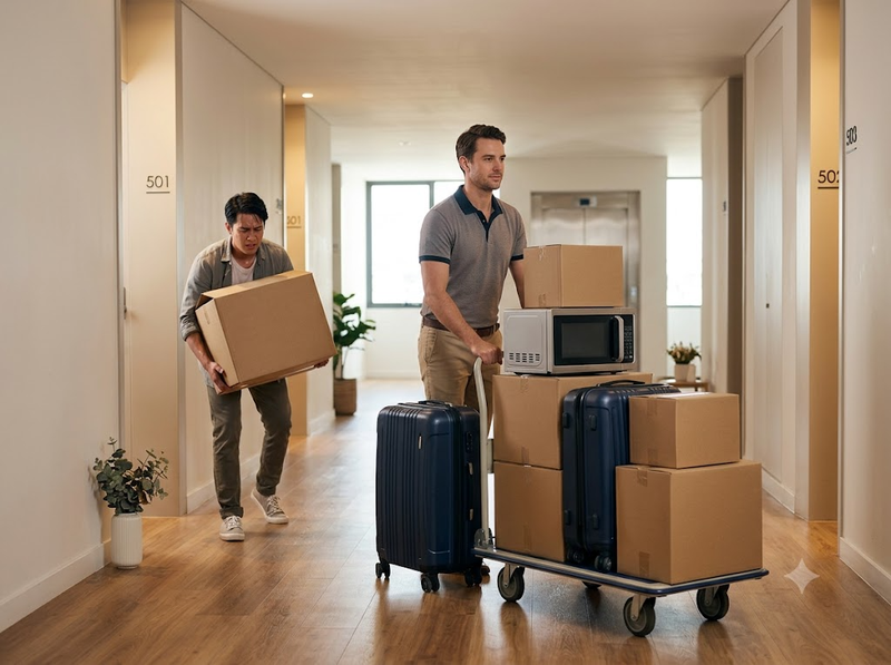 Dọn nhà có nên sử dụng xe đẩy hàng không?