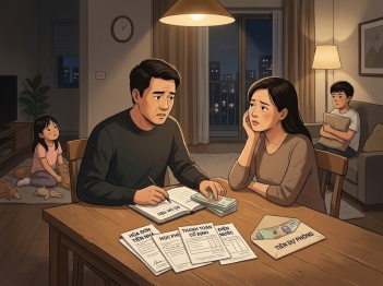 Những áp lực gia đình khi thu nhập giảm đột ngột