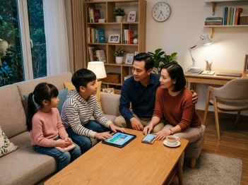 Cách xử lý bất đồng giới hạn công nghệ với con