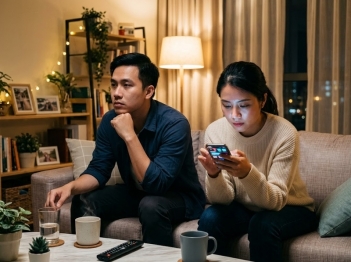 Cách xử lý cảm giác bị bỏ quên vì bạn đời dùng điện thoại