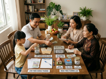 Cách cân bằng tài chính gia đình giữa hiện tại và dài hạn