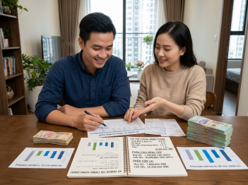 Chia tài chính theo tỷ lệ thu nhập có phù hợp không?
