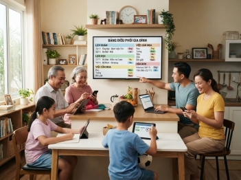 Cách dùng công nghệ cho gia đình nhiều thế hệ