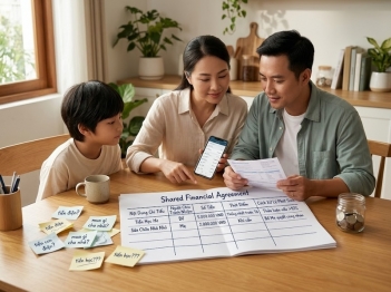 Cách ghi nhận thỏa thuận tài chính gia đình rõ ràng