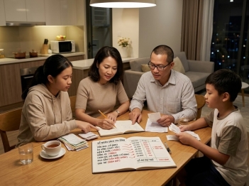 Cách gia đình đối phó chi phí sinh hoạt tăng