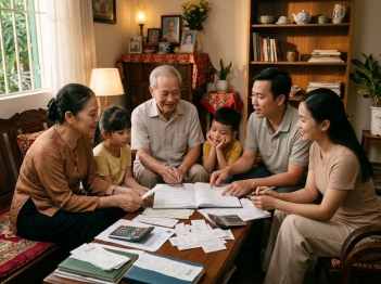 Cách phối hợp khi gia đình nhiều thế hệ gặp khó khăn kinh tế