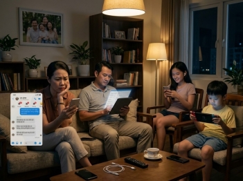 Dấu hiệu giao tiếp số gia đình kém hiệu quả
