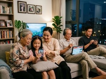 Khoảng cách công nghệ giữa các thế hệ ảnh hưởng gia đình thế nào?