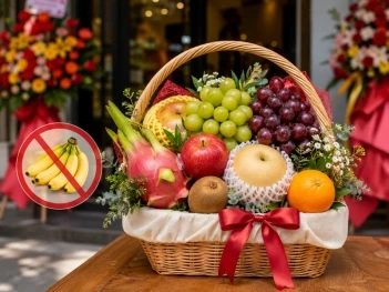 Những kiêng kỵ khi tặng giỏ trái cây khai trương mà ít người biết