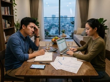 Mâu thuẫn tài chính do chênh lệch thu nhập giữa vợ chồng