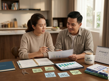 Cách xác lập mục tiêu tài chính gia đình chung
