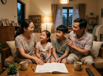 Cách nói với con về khó khăn tài chính