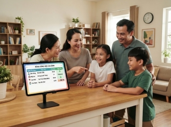 Cách phân công việc nhà bằng công nghệ